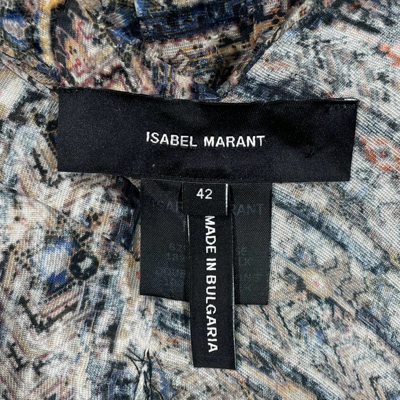 Isabel Marant Collection Eley Burnout Velvet Dress 42 EU 8 US - Picture 5 of 6